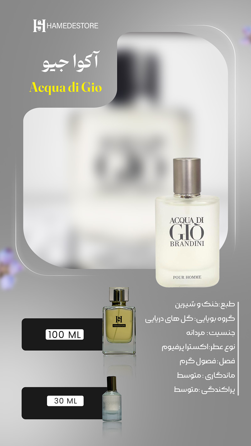 خرید عطر اکوا جیو مردانه (Acqua di Gio) | حامد استور - Image 2