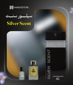 شیشه مشکی و کلاسیک عطر سیلورسنت مردانه اصل
